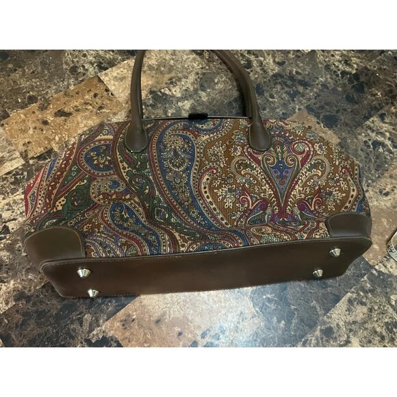 St. John’s Bay Vintage Paisley Hand Bag - Picture 6 of 12